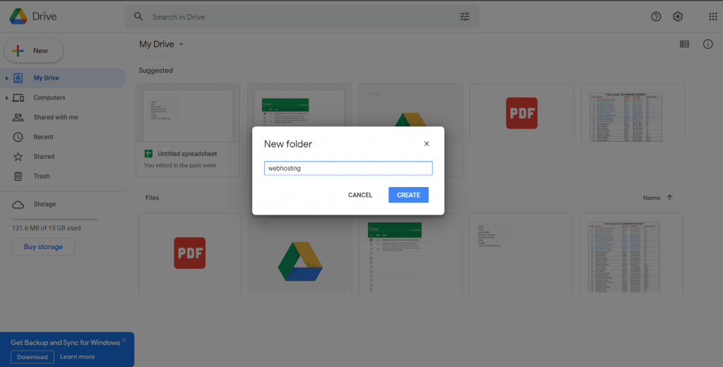 host website on google drive