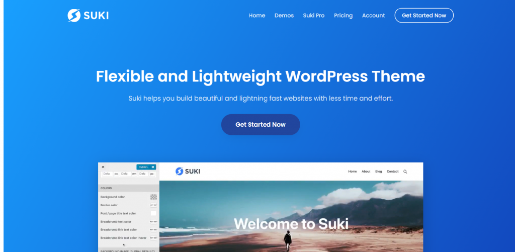 suki free WordPress themes for bloggers